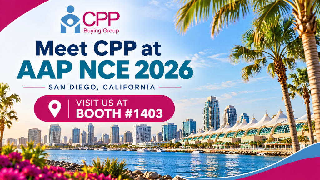 CPP Buying Group exhibiting at AAP NCE 2026 in San Diego at booth 1403